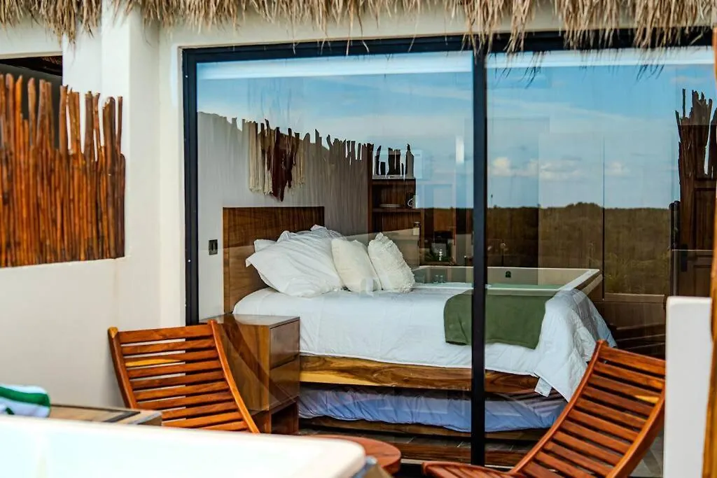 Private Pool & Bedroom Paradise Tulum Apartmán